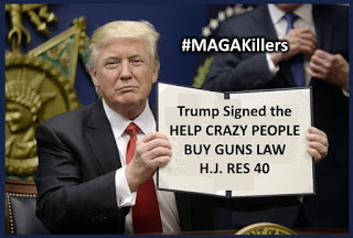 MEME - tRUMP Signs the Help Crazy People Buy Guns Law - gvan42