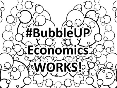 #BubbleUP Economics Works - Free Coloring Book Art by gvan42