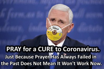 Mike Pence - Prayer Fail Meme - gvan42 - Norton Anti Virus Disc